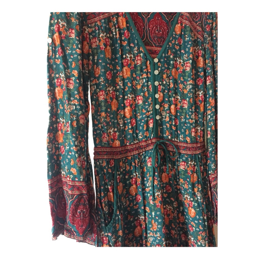 Cute Knee Length Floral/Bohemian Dress